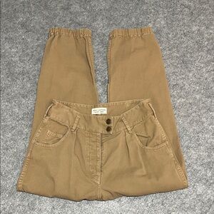 Nili Lotan Women’s Tan Cotton Jogger Pants